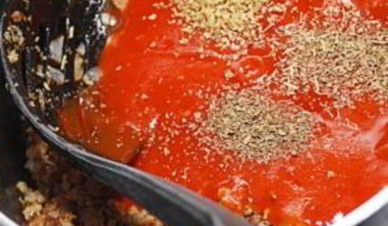 подливка к спагетти с фаршем