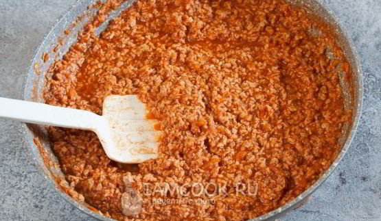 постные спагетти болоньезе