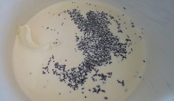 спагетти с малиной в сливочно-медовом соусе