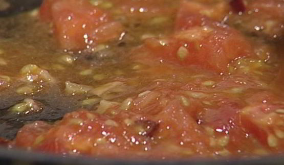 спагетти в рыбном соусе