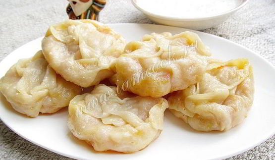 манты с тыквой