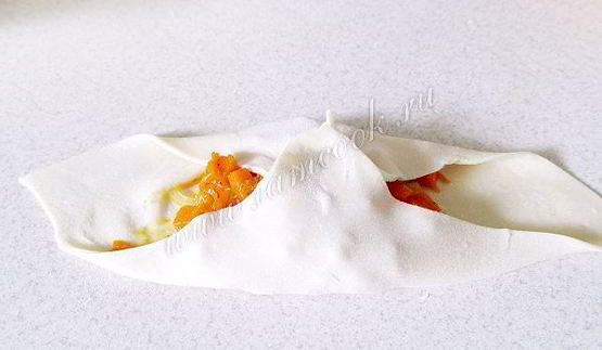 манты с тыквой