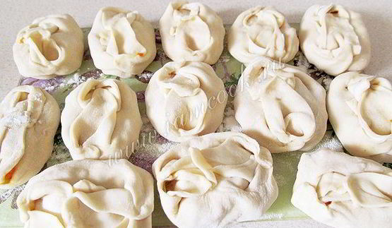 манты с тыквой