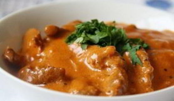 бефстроганов из говядины со сметаной