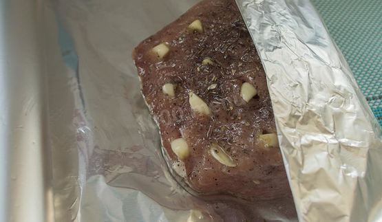 буженина в фольге в мультиварке