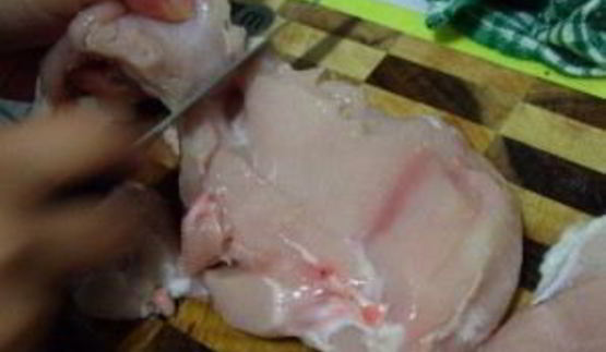 фаршированная грудка курицы с грибами