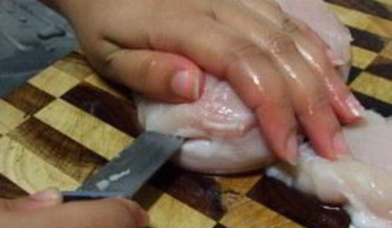 фаршированная грудка курицы с грибами