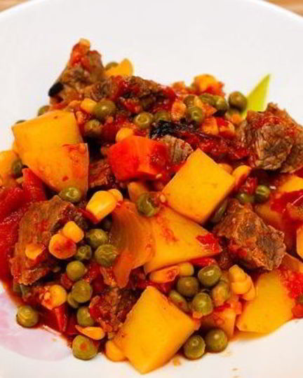 Рецепт говядины с овощами в мультиварке