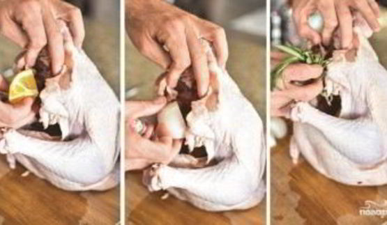 индейка с апельсинами в духовке