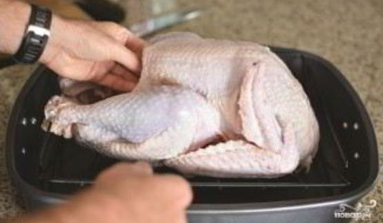 индейка с апельсинами в духовке