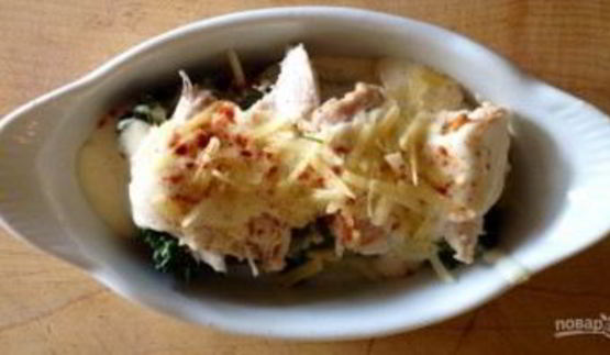 индейка с плавленым сыром