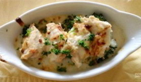 индейка с плавленым сыром