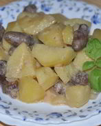 Картошка с сердечками куриными