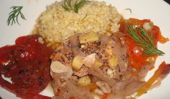 кеджену из кролика с инбирем