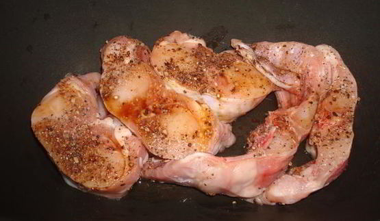 кеджену из кролика с инбирем