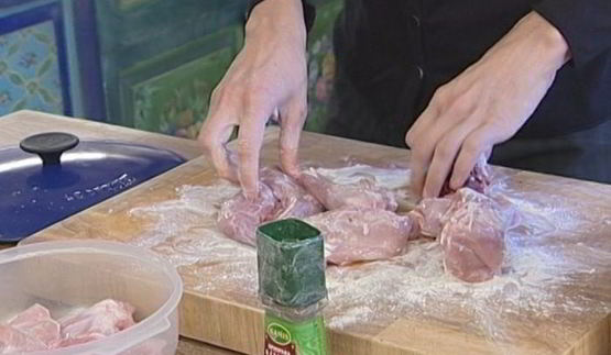 кролик с оливками