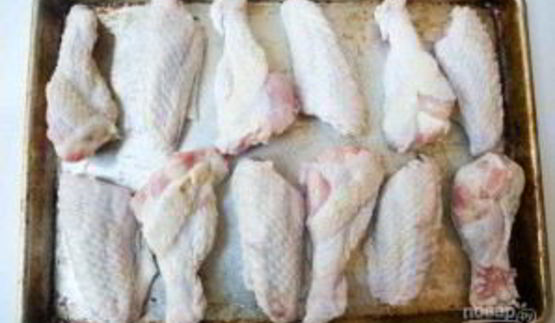 крылышки индейки с подливкой