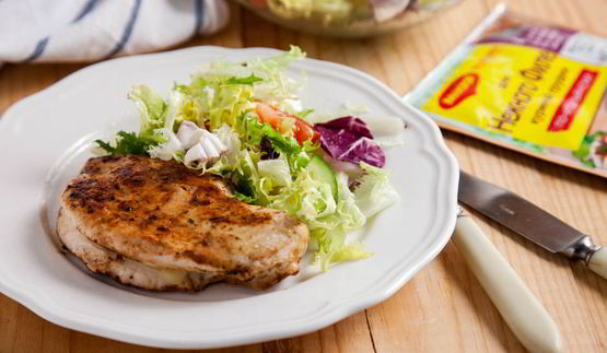 куриная грудка, фаршированная моцареллой и каперсами