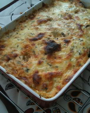 Куриная грудка с шампиньонами и сыром