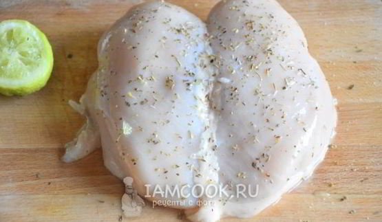 куриная грудка со шпинатом и сливочным сыром