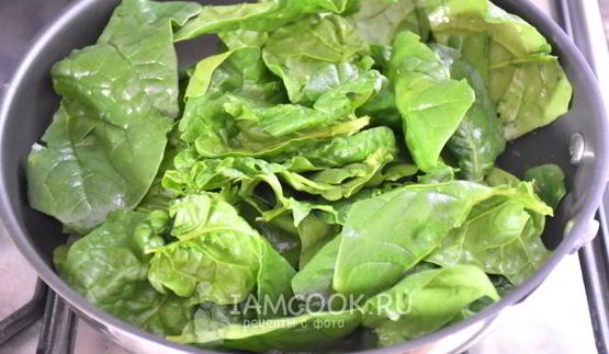 куриная грудка со шпинатом и сливочным сыром