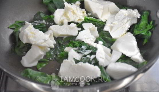 куриная грудка со шпинатом и сливочным сыром