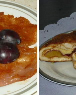 Куриное филе со сливами