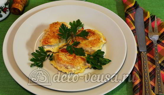 куриное филе в кляре на сковороде