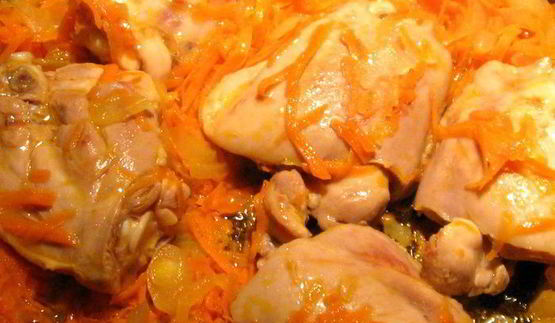 куриные бедрышки в сметанном соусе с укропом