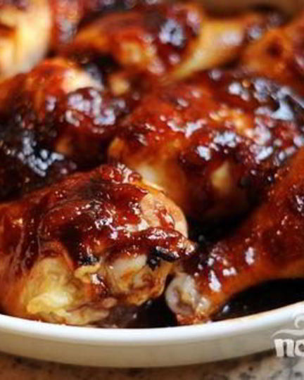 Рецепт куриных ножек в сладком соусе