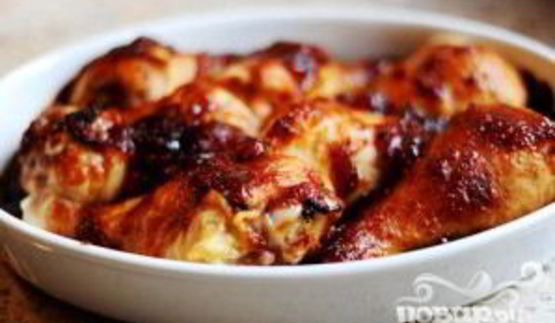 куриные ножки в сладком соусе