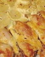 Куриные ножки, запеченные с картофелем в духовке