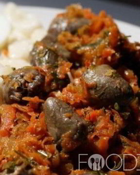 Куриные сердечки в мультиварке