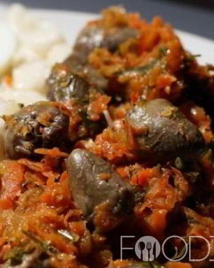 Куриные сердечки в мультиварке