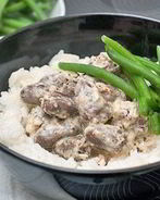 Куриные сердечки в натуральном йогурте