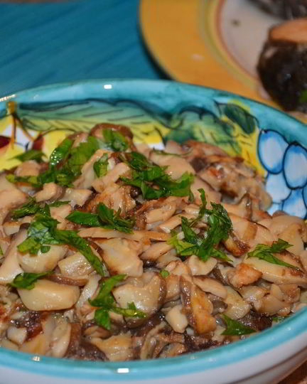 Рецепт курицы с белыми грибами