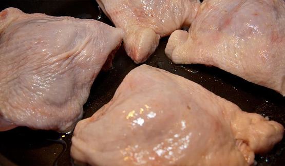 курица в ежевичном соусе