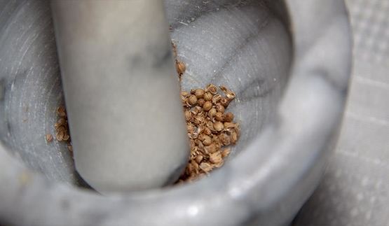 курица в ежевичном соусе