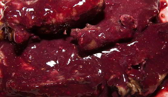 курица в ежевичном соусе