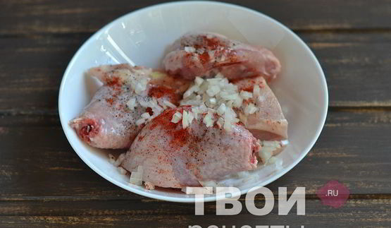 курица в горчично-йогуртовом маринаде