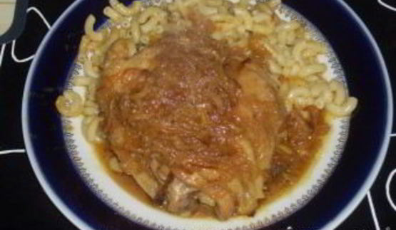 курица в пиве на сковороде