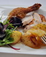 Курочка с картошечкой, запеченная с лимоном