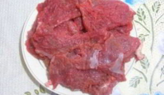 мясо в духовке с грибами