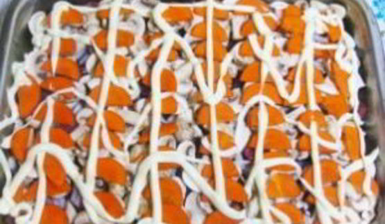 мясо в духовке с грибами