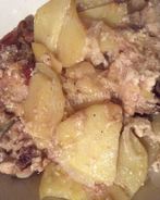 Сочная курочка с картошкой в духовке