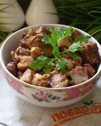 Свиная шея кусочками в духовке