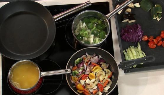 свинина и тринадцать овощей