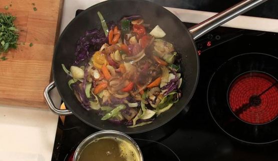 свинина и тринадцать овощей