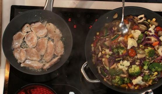 свинина и тринадцать овощей