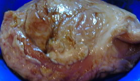 свинина с черносливом в гранатовом соусе